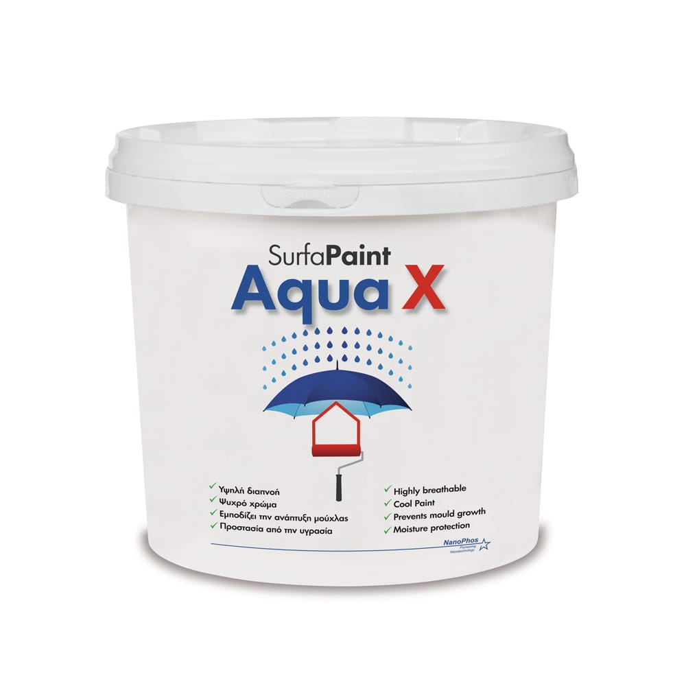 SurfaPaint AquaSeal - Waterproof elastomeric paint with nano-enhanced flexibility