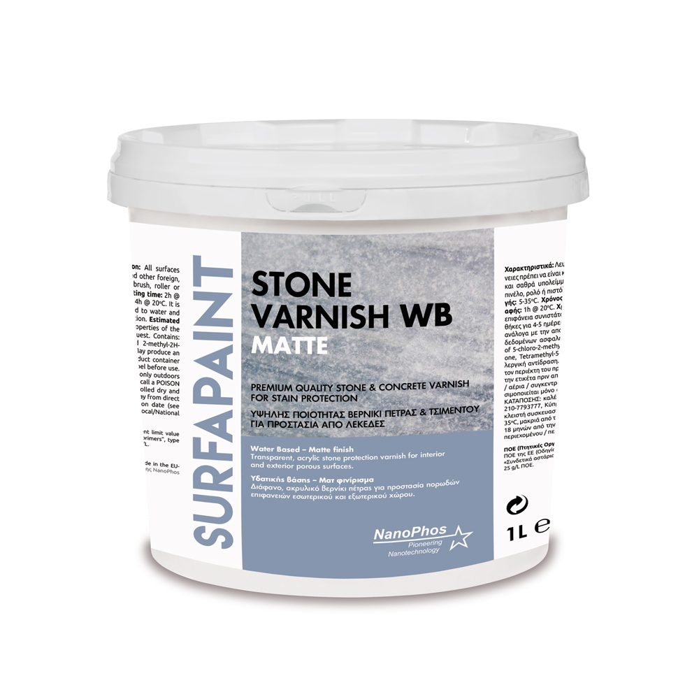 SurfaPaint Stone Varnish Satin or Matte